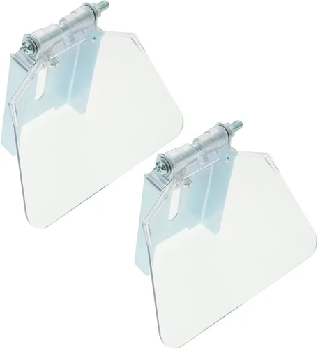 2 piezas para banca, protectores de banco, seguridad de banco, accesorios de fijación de escudo de acero inoxidable, protector de herramientas Color