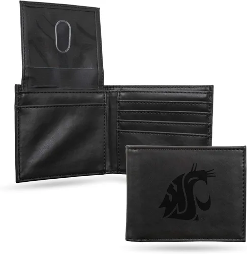 Miniatura 17 de NCAA Rico Industries Cartera Billetera con Grabado Láser Cartera Billetera con Grabado Láser - Diseño Delgado - Gran Regalo