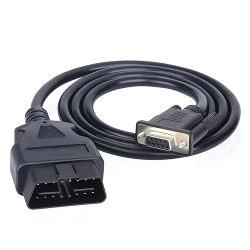 Puede Obd2 al cable de diagnóstico hembra Db9 3.3 ft