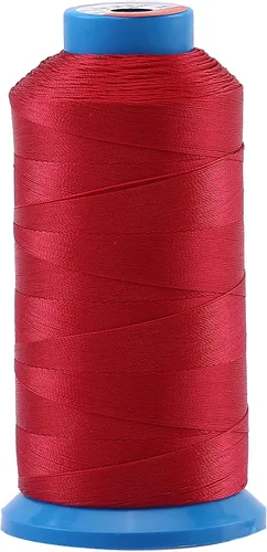 Miniatura 9 de Selric [1500 yardas/recubierto/sin desenredo/22 colores disponibles] Hilos de nailon prensado resistentes #69 T70 tamaño 210D/3 para tapicería