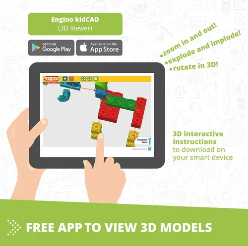 Miniatura 4 de STEM Qboidz - Juego de iniciación para guardería escolar de 3 a 6 años (1-2 estudiantes en caja de plástico), kit escolar y escolar en casa