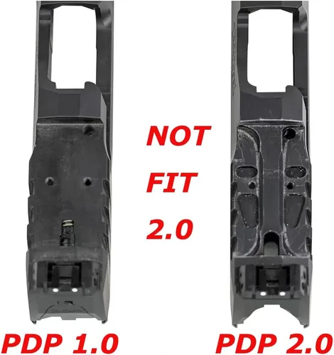 DPP Titanium Placa de montaje óptico/adaptador compatible con Walther PDP 1.0 Holosun 407K/507K/EPS Carry
