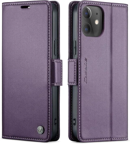 Miniatura 67 de QLTYPRI Funda tipo cartera para iPhone 7/8/SE 2020/SE 2022 5G, funda magnética de piel sintética de alta calidad con bloqueo RFID, ranuras