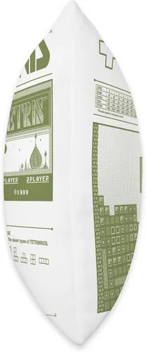 Miniatura 2 de Tetris 8-Bit - Cojín moderno, 16 x 16 pulgadas, multicolor