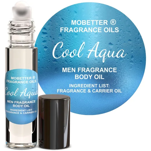 Miniatura 9 de MOBETTER FRAGRANCE OILS Acqua Duo Geo Cologne Aceite Corporal para Hombre (presentación en bolita, 0.33 onzas)
