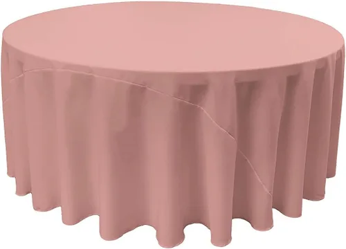 Miniatura 76 de LA Linen - Mantel redondo lavable de popelina de poliéster, resistente a manchas y arrugas, 51", mantel de tela para comedor, cocina, fiesta, Negro
