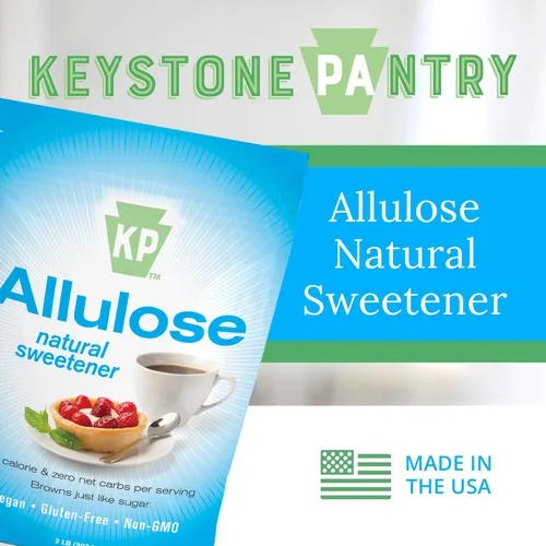 Miniatura 6 de Keystone Pantry - Edulcorante de alulosa, sustitutos de azúcar bajos en calorías y bajos en carbohidratos, sustituto natural del azúcar de alulosa