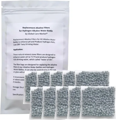 Filtros alcalinos para botella de agua alcalina de hidrógeno para mejorar el pH y producir agua potable rica en hidrógeno y bajo ORP