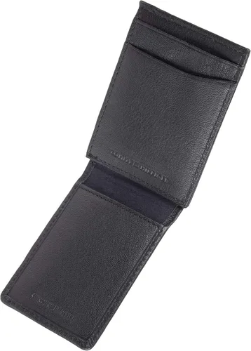 Miniatura 2 de Tommy Hilfiger Cartera delgada de cuero con bolsillo frontal para hombre