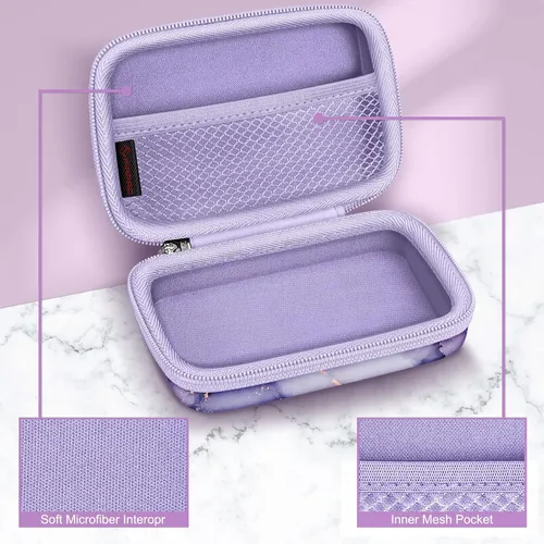 Miniatura 4 de FINTIE Funda para cámara digital compatible con Kodak Pixpro FZ55/ FZ45/ FZ53/ FZ43/ WPZ2, Canon PowerShot ELPH 360/ Lecran/CAMKORY, bolsa de Lila