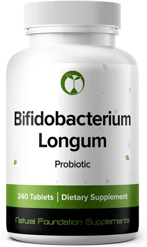 Miniatura 18 de Natural Foundation Supplements Lactobacillus Casei Suplemento probiótico 240 tabletas 3 mil millones de CFU de probióticos para hombres y mujeres