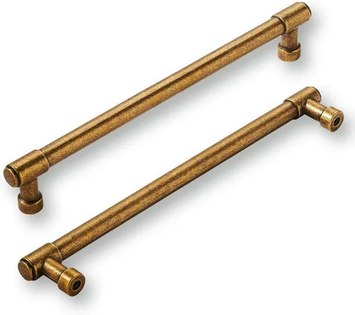 Miniatura 74 de khtumeware - Juego de 2 tiradores grandes para gabinete, diámetro 1-3/4 pulgadas, zinc resistente, para cajones, puertas y tocadores, color latón