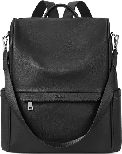 Miniatura 8 de CLUCI Mochila Bolso para Mujeres de Cuero PU Antirrobo Grande de Diseñador de Moda Bolsa de Viaje Bolsos de Hombro para Damas Purse