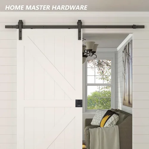 Miniatura 7 de HOME MASTER HARDWARE Cerradura de puerta de bolsillo de privacidad para reemplazar las cerraduras de puerta corredizas dañadas o viejas, latón Negro