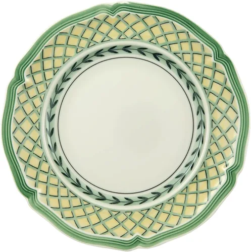 Villeroy & Boch French Garden Orange Bread & Butter Plate, 6.5 in, Premium Porcelain, White/Multicolored
