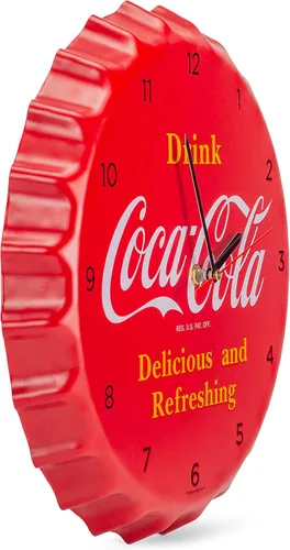Miniatura 2 de Reloj de pared con tapa de botella de Coca Cola de 15 pulgadas