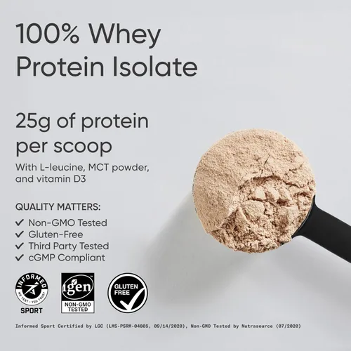 Miniatura 2 de Sports Research Proteína de suero de leche – Polvo de proteína aislada de suero para nutrición deportiva para construcción muscular magra