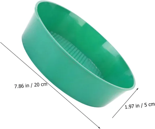 Miniatura 2 de Yardwe Tamiz de suelo ligero de malla de plástico para jardinería para filtrar piedras Fácil uso Tamiz de pantalla de jardín para compostaje casero