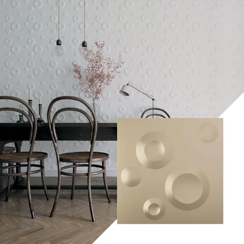 Miniatura 12 de Ekena Millwork WP12X12COWH Cole EnduraWall - Paneles decorativos de pared 3D de 11 7/8 pulgadas de ancho x 11 7/8 pulgadas de alto, color blanco