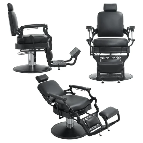 Miniatura 6 de Silla de peluquería para peluquería, resistente, 700 libras, para estilista, peluquero, belleza, tatuaje masaje (cuadrado negro)