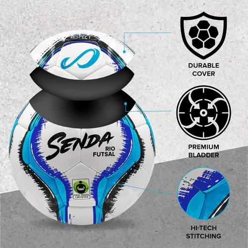 Miniatura 2 de Senda Rio Premium Training Balón de fútbol sala de bajo rebote, certificado de comercio justo