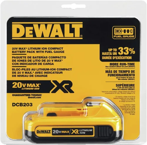 Miniatura 3 de Batería compacta DeWalt DCB203 20 V 2.0 AHMax XR, ion de litio