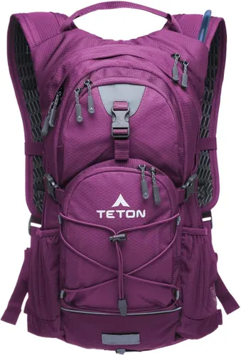 Miniatura 19 de Teton Oasis/Trailrunner Mochila de hidratación – Paquete de agua ligera con bolsa de 2L/3L para senderismo, correr, ciclismo, ciclismo – Tamaños