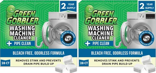 Miniatura 10 de Green Gobbler Premium - Limpiador y desodorizante para lavadora en tabletas con tecnología de limpieza de tuberías, desagües y mangueras Para