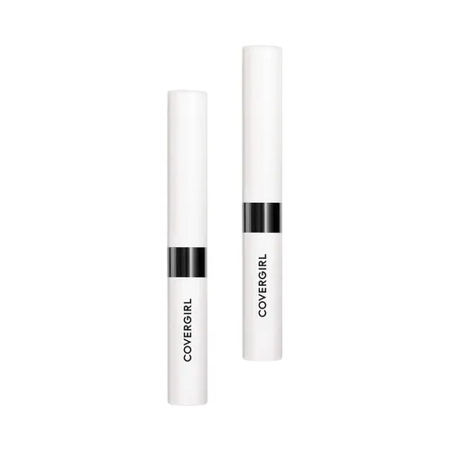 COVERGIRL Outlast - Color labial hidratante para todo el día, capa superior transparente, paquete de 2
