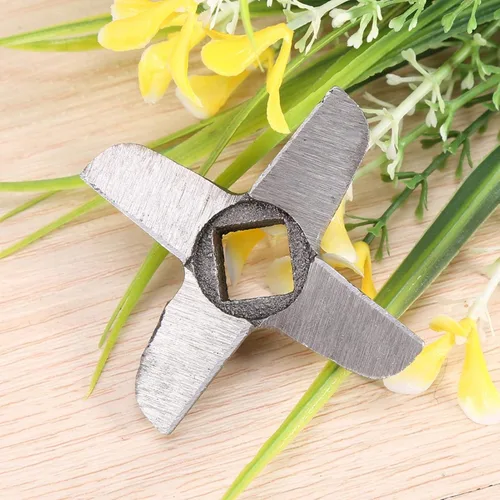 Miniatura 3 de Cuchilla para picadora de carne, acero universal en forma de cruz profesional para cocina, picadoras de alimentos, pieza de repuesto (# 10)
