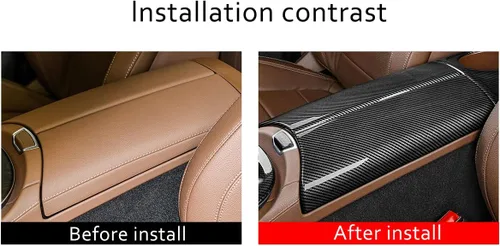Miniatura 2 de YIWANG Cubierta protectora para reposabrazos central de coche para Mercedes-Benz Clase E W213 2016-2021