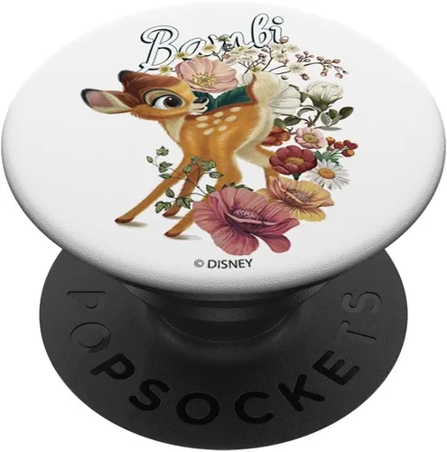 Disney PopSockets de retrato floral de Bambi PopGrip intercambiable
