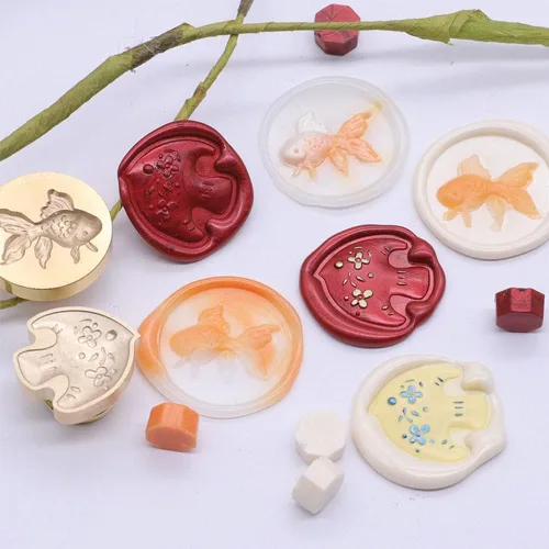 Miniatura 8 de Cabezal de sello de cera de latón retro en relieve 3D con mango de madera, kit de sellado para invitación de carta de boda, adorno de sobre, tarjeta