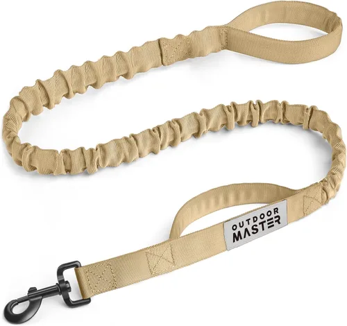 Miniatura 25 de Correa de cuerda elástica para perros Outdoormaster; para mayor seguridad y comodidad de su perro., M