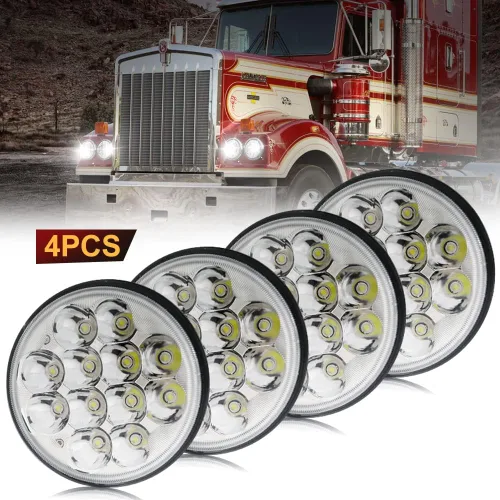 Miniatura 9 de BeaveWAY - 4 faros delanteros LED redondos de cristal de 5.75 pulgadas 36 W, haz sellado IP68, impermeable, repuesto 4000 4040 5506 H5006 H651 / H466