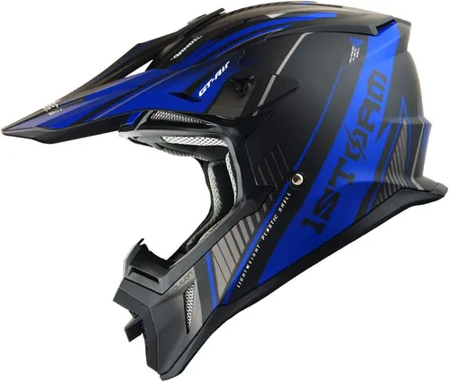 1Storm - Casco de motocross para adultos BMX MX ATV Dirt Bike Downhill Mountain Bike, estilo de carreras H637