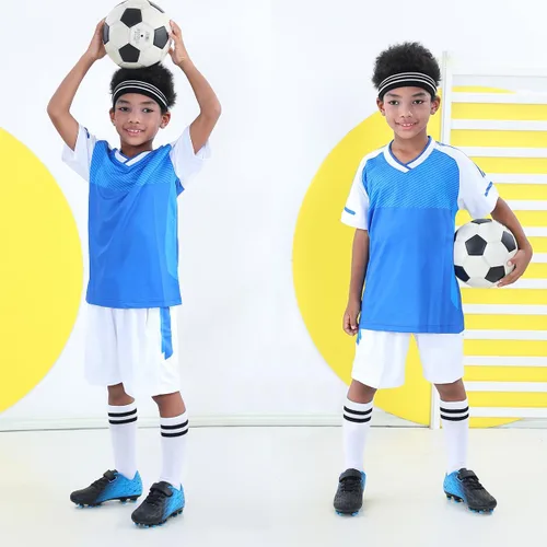 Miniatura 2 de Brooman - Tenis de fútbol, exteriores y atletismo para niñas o niños, con tacos, firmes sobre el suelo