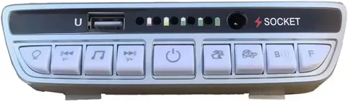 Miniatura 2 de Fuente de alimentación de vehículo eléctrico para niños de 12 V, interruptor de control central, conexión Bluetooth multifunción, fuente