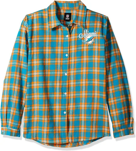 Miniatura 7 de FOCO NFL Womens 2016 Wordmark Basic Flannel Shirt 4-Color del