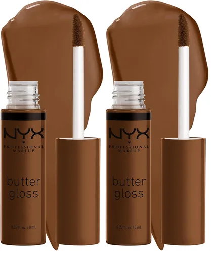 Miniatura 9 de NYX MAQUILLAJE PROFESIONAL Brillo de mantequilla, brillo de labios no pegajoso - crema brulée (natural)