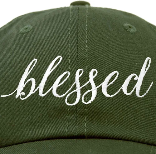 Miniatura 2 de DALIX Blessed - Gorra de béisbol de algodón suave para mujer