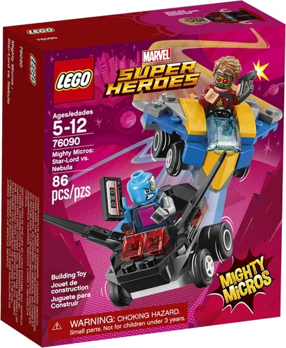 Miniatura 4 de LEGO Marvel Super Heroes Mighty Micros: Star-Lord vs Nebula 76090 Kit de construcción (86 piezas)