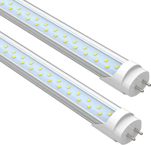 Miniatura 10 de JESLED T8 - Bombillas LED tipo A+B de 4 pies, 24 W, 3000 lúmenes, 5000 K, luz blanca diurna, Plug and Play o derivación de lastre, repuesto de tubo