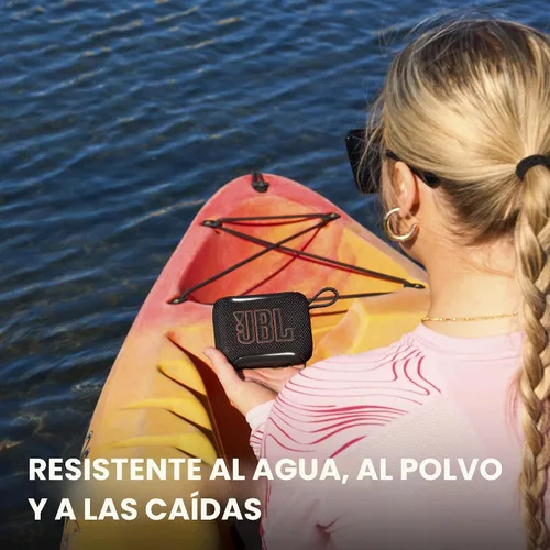 Miniatura 7 de JBL Go 5 - Altavoz ultraportátil impermeable y a prueba de caídas con sonido legendario JBL e iluminación ambiental de borde, emparejamiento estéreo