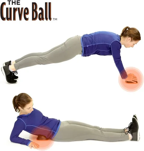 Miniatura 7 de Tiger Tail Bola curva: liberación muscular estacionaria de alta densidad para espalda, piernas, glúteos, caderas, psoas, hombros, tejido profundo