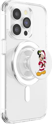 Miniatura 3 de Disney PopSockets MagSafe PopGrip con diseño navideño de Santa Mickey Mouse para iPhone