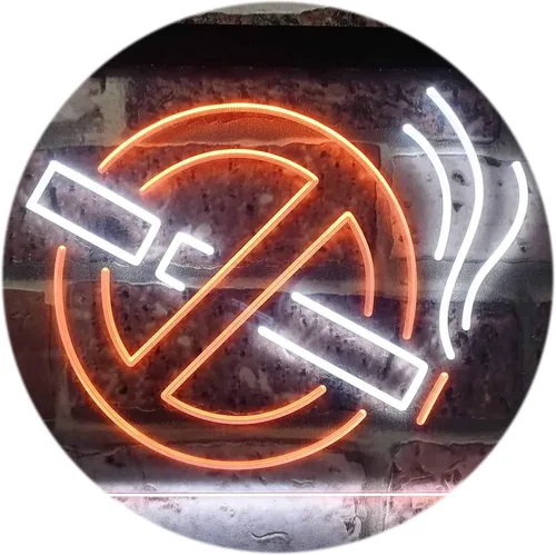 Miniatura 16 de ADVPRO No Smoking Non Smoke Warning Shop Restaurant Dual Color LED Neon Sign Blue & Red 12" x 8.5" st6s32-i3189-br