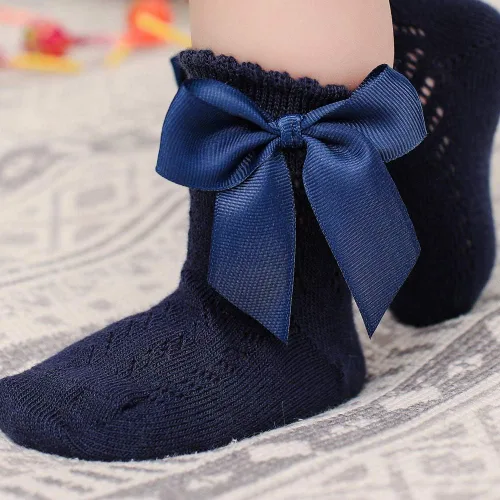 Miniatura 12 de Toptim Calcetines de tobillo para niñas pequeñas, calcetines casuales transpirables