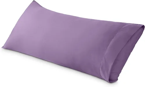 Miniatura 48 de Bare Home Juego de 2 fundas de almohada de microfibra de tamaño estándar, fundas de almohada refrescantes, doble cepillado, fácil cuidado, cierre