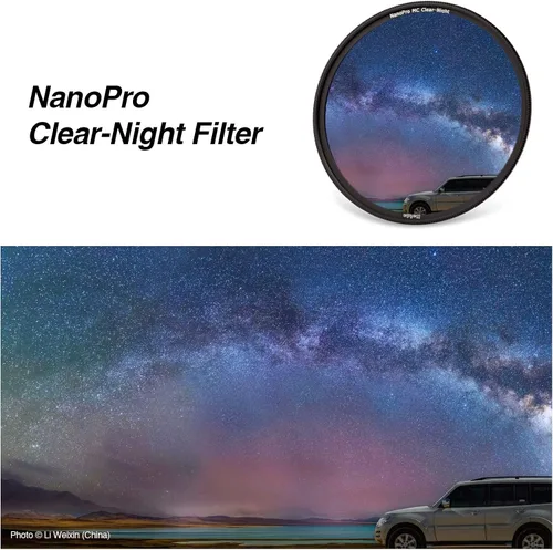 Miniatura 6 de Filtro de contaminación lumínica Haida Clear-Night NanoPro Filtro de vidrio óptico mejora la visibilidad, reducción de fuentes de luz artificial